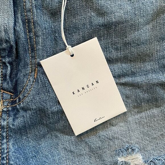 NWT KANCAN Ultra High Rise Mom Shorts 3" Jean Shorts Size 11/29 - Picture 6 of 9